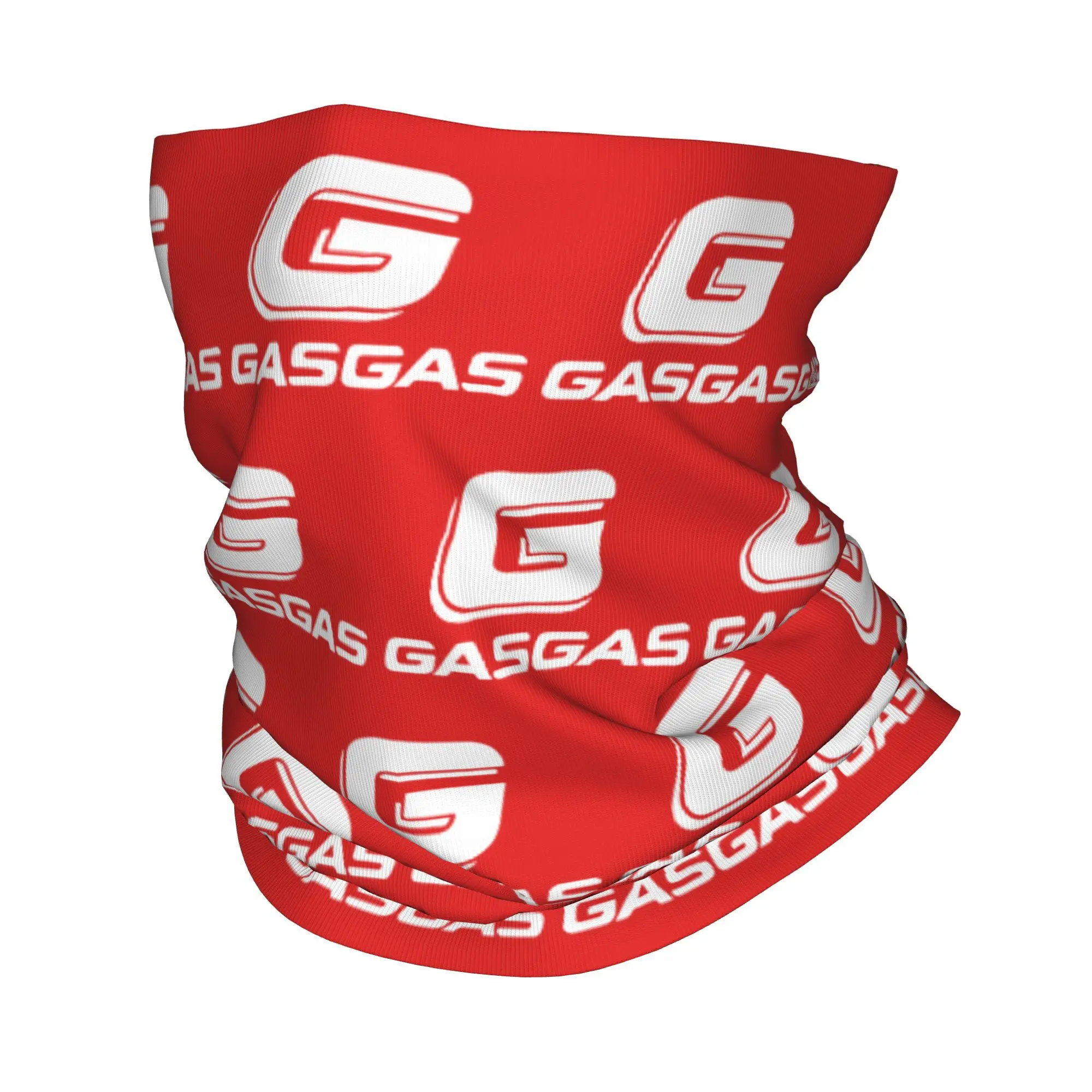 

Custom G-Gasgases Logo Motor Bandana Neck Warmer Women Men Winter Ski Hiking Scarf Gaiter Racing Face Cover