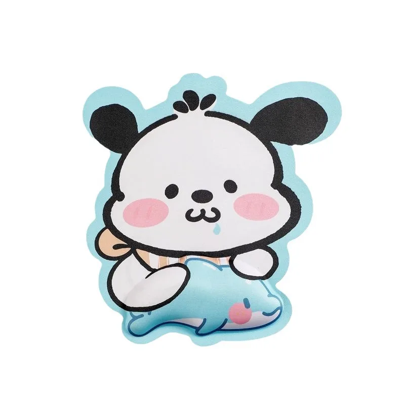 Cartoon Sanrio Pacha Dog Wrist Mouse Pad Soft Pad Creative Keyboard Hand Rest Small Desk Mat Mouse Hand Cute Girl Jewelry Toy