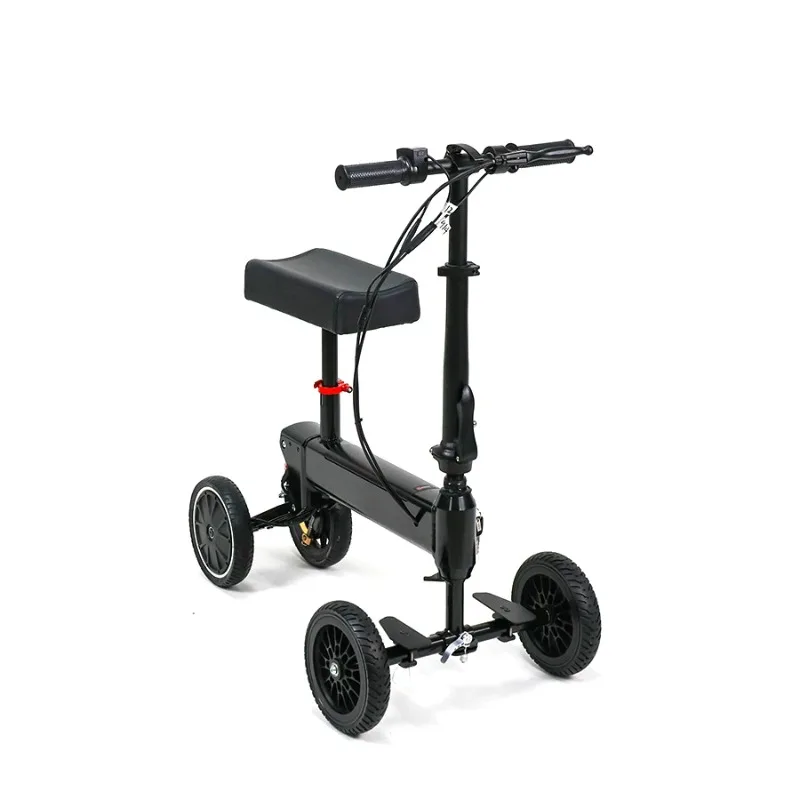 Alat Bantu Jalan Lutut MK01 dengan Ban 8 Inci, Motor 150W, untuk Penyandang Disabilitas