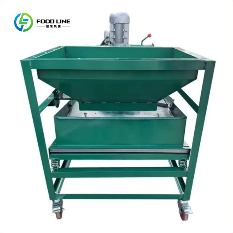 Customized Sunflower Seed Sorting Machine Double Layer Vibrating Screen High Efficiency