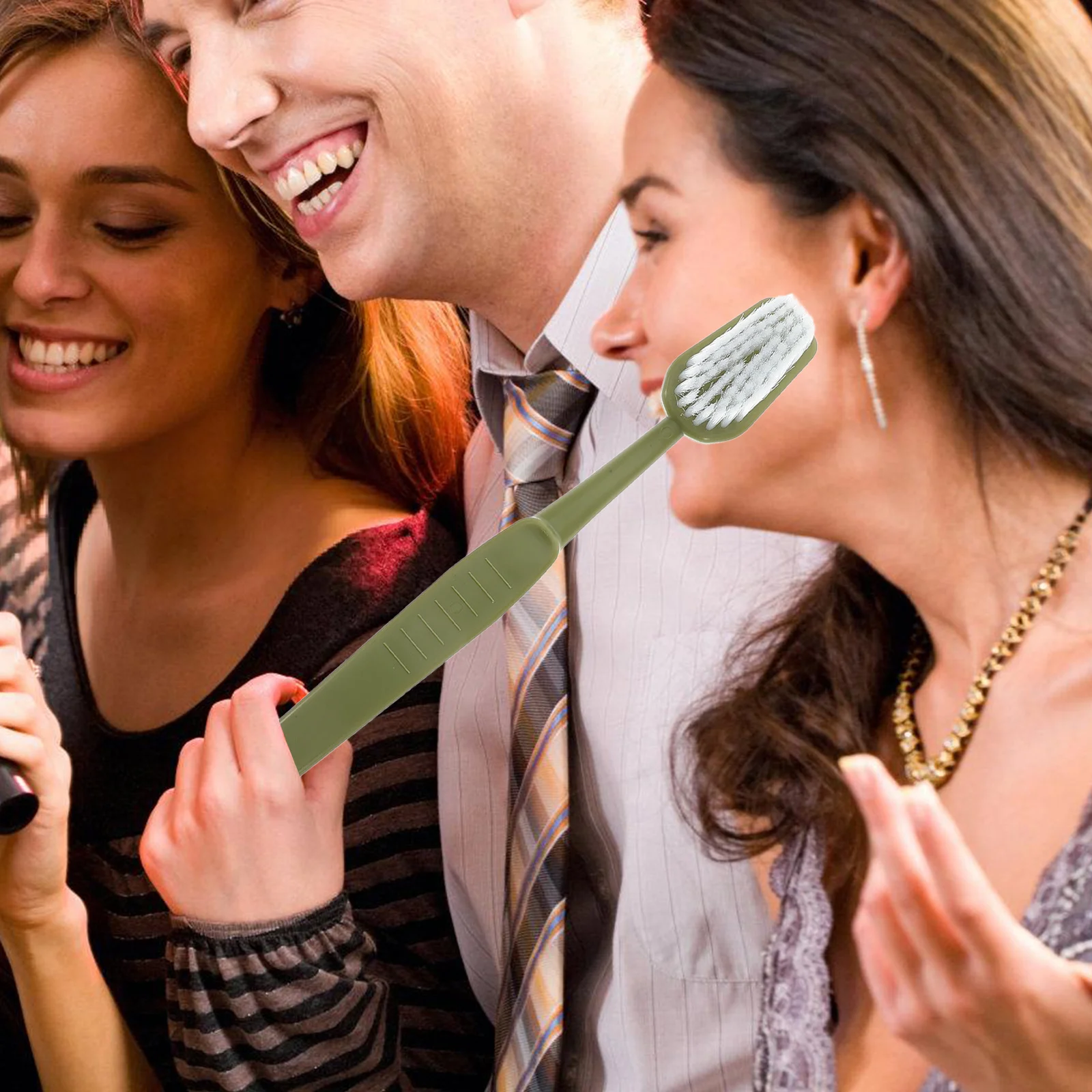 

1pc Large Toothbrush Prop Giant Funny Photo Booth Accessory For Party Wedding Halloween Cosplay Decorations Jumbo Brush Novelty