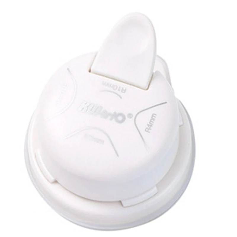 KW-TRIO 4-weg hoekronderpons, 4 mm, 7 mm, 10 mm 4-in-1 hoeksnijder voor het maken van kaarten, laminaat, karton