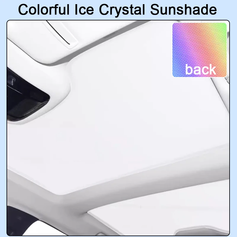 

Fit For LEXUS RZ 450e EB10 2022 2023 2024 Colorful Ice Crystal Car Roof Sunshade Skylight Blind Shading Windshield Sunroof Cover