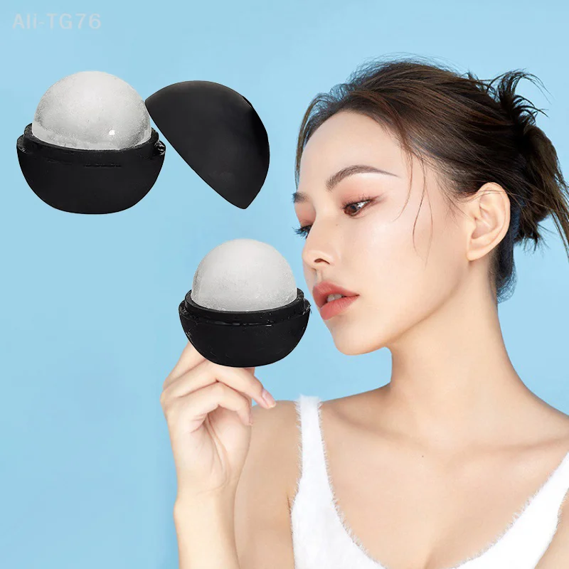 1 pz rullo di ghiaccio in silicone per viso e occhi bellezza del viso strumento per la cura della pelle stampo per cubetti di ghiaccio accessorio rinfrescante per alleviare la pelle