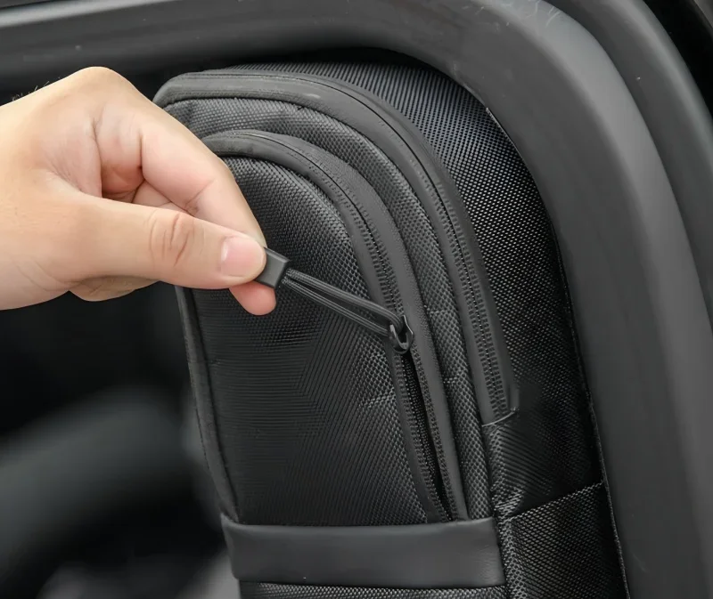 سيارة الأوسط نافذة الباب حقيبة التخزين صالح ل BYD ليوبارد 5 2023 2024 2025 نافذة السيارة الجانبية التكتيكية تخزين حقيبة قماش قنب الملحقات #5