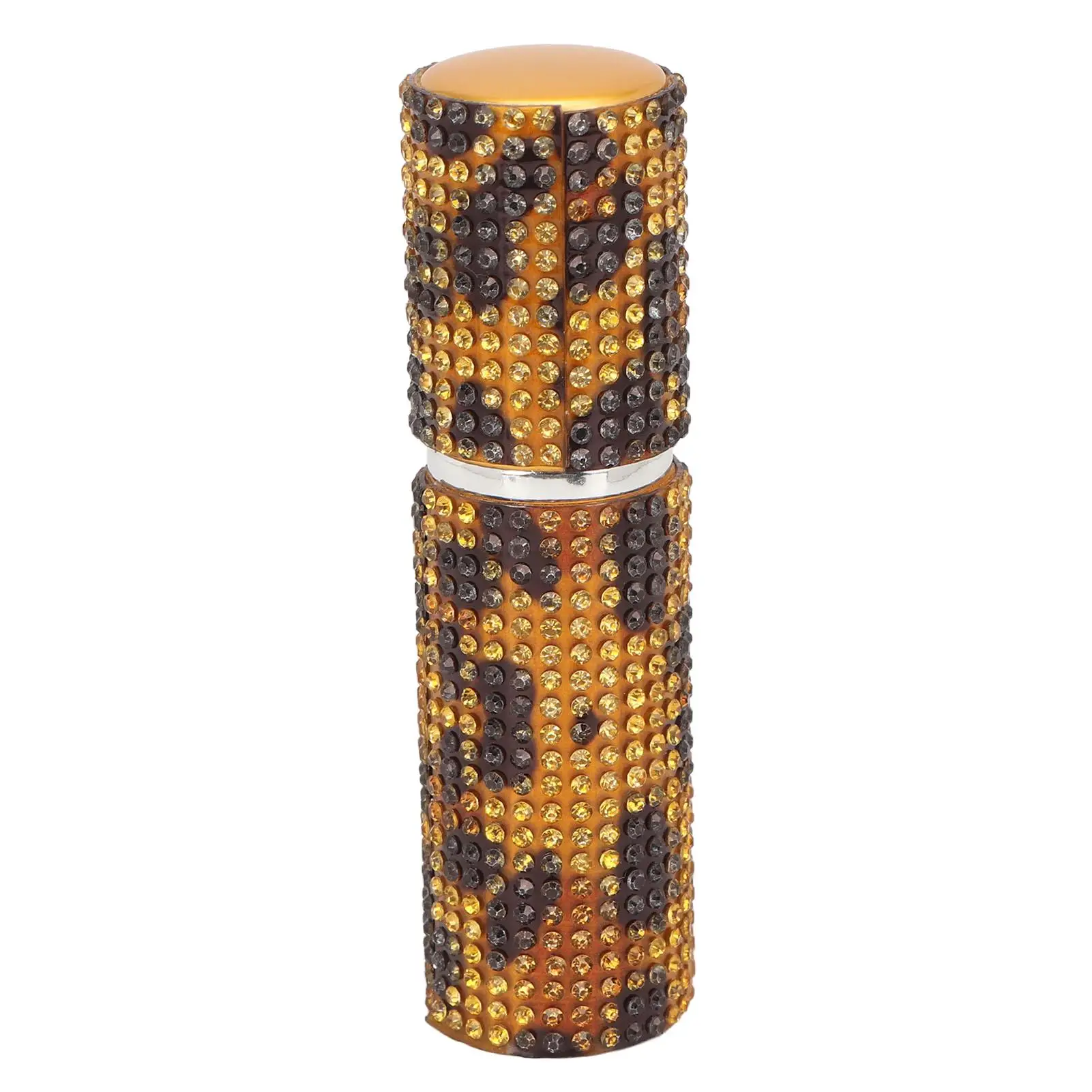 

10ml Refillable Perfume Atomizer Bottle with Decoration - Leopard Print, Portable Travel Spray for cologne