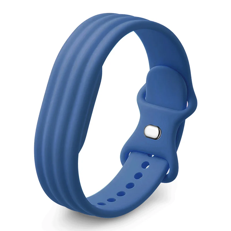 Sportliches, atmungsaktives Armband für Google Fitbit Air Strap, Silikon-Schlaufe, Ersatzarmband, Correa Fitbit Air Smartwatch-Zubehör