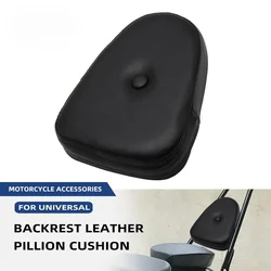 Backrest Leather Pad Universal Motorcycle Sissy Bar Pillion Cushion For Harley Yamaha Honda Suzuki Kawasaki Chopper Cruiser