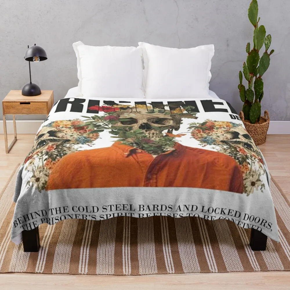 Prisoner Until Death Throw Blanket anime Flannels blankets ands Blankets