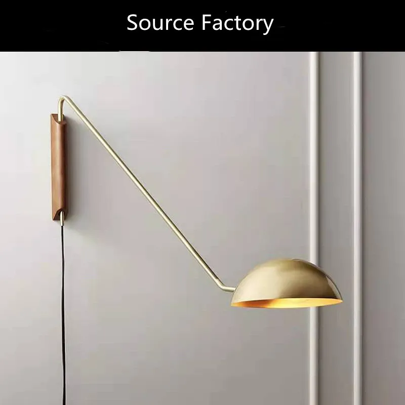 

New Postmodern Villa Living Room Wall Lamp Hotel Bedroom Long Tongue Wall Lamp Designer Creative Long Arm Decorative Wall Lamp