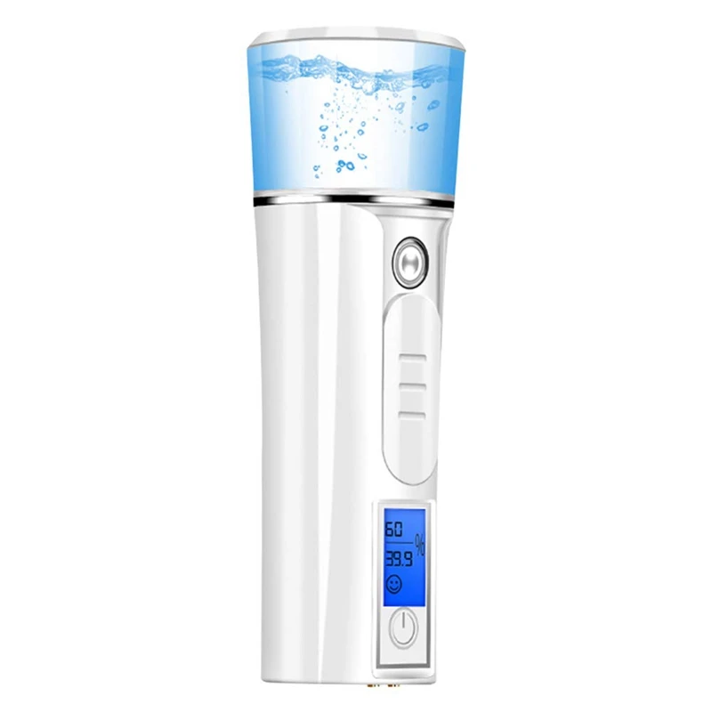 Portable Nano Mister Facial Handy Sprayer USB Rechargeable Atomization Steamer,Moisturizing & Hydrating For Skin Care