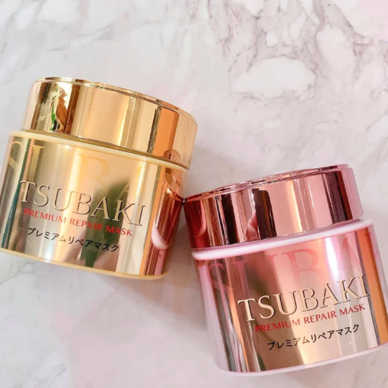 Japan TSUBAKI Premium Hair Mask Repair Frizzy Dry Hair Deep Moisturizing Repair Damaged Hair Restore Soft Smooth Shiny Hair