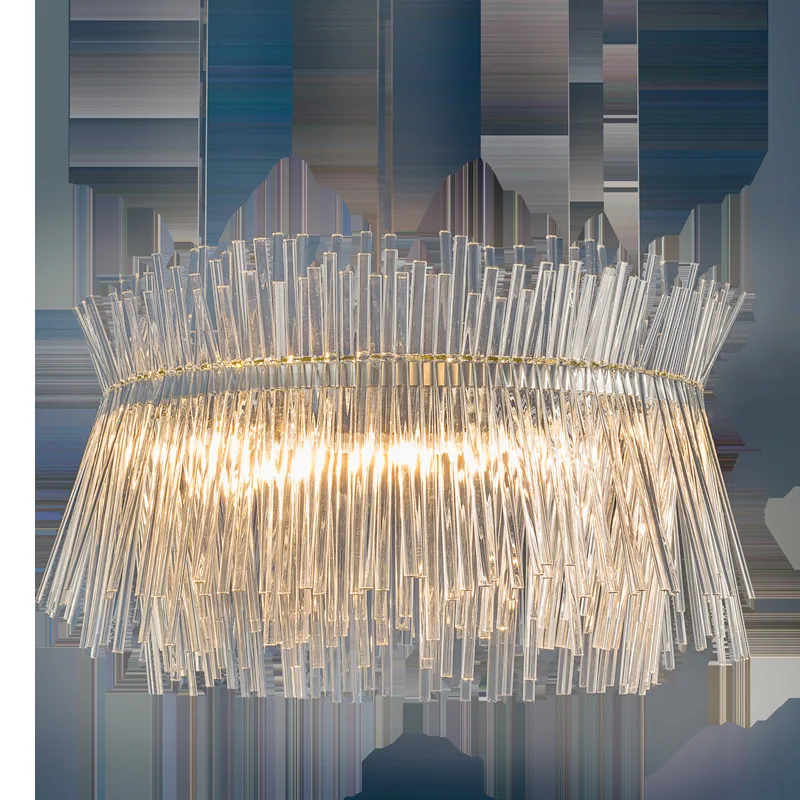 

Modern luxury hotel villa designer model room sales office restaurant bedroom clubhouse crystal creative design pendant light