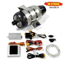 SW120B 12KG Turbojet Engine Model Full Metal Brushless Starter Remote Control Aircraft Engine Science Experiment