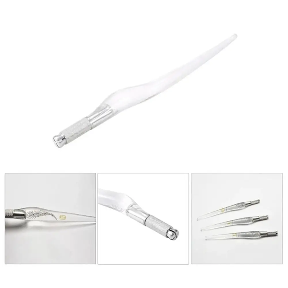 New Acrylic Manual Tattoo Pen Portable Easy to Use Eyebrow Tattoos Machine Durable Microblading Pen