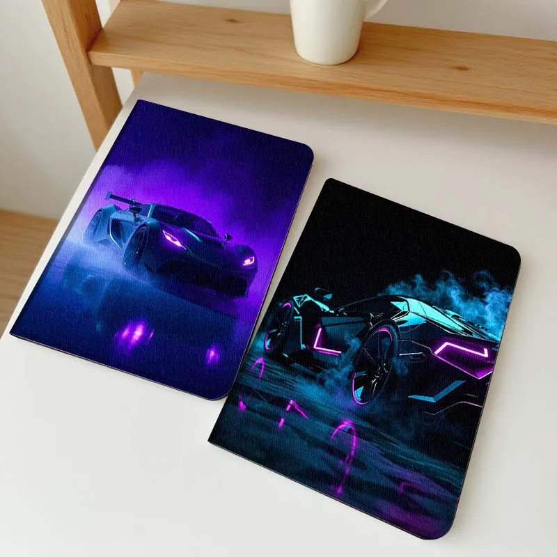 

Super Sports Car Luxury Pattern Gift For Oppo Pad X SE 4 3 11 13.2 11.61 11.4 10.36 Pro 2 Air2 2025 Foldable Tablet Case