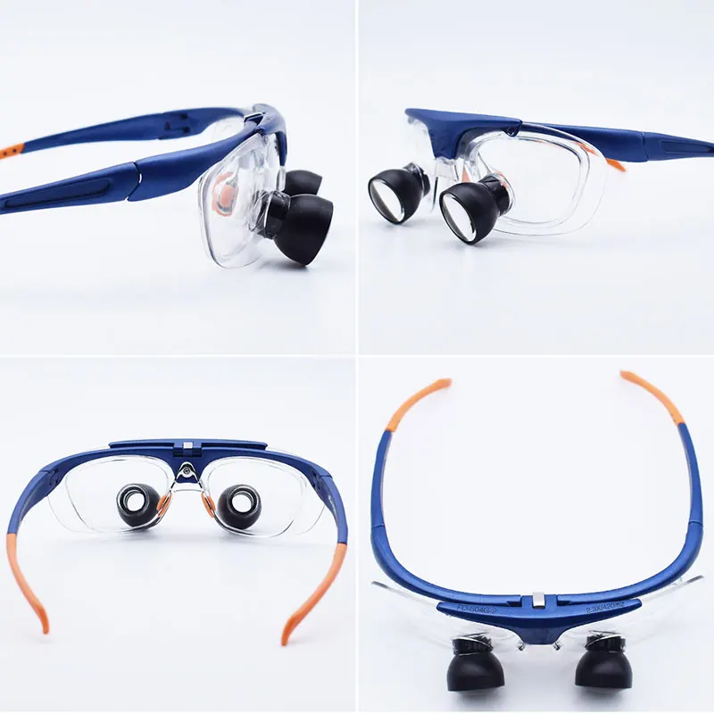Vequyn Practical Binocular Dental Loupe Built‑in TTL‑D06 Model 2.5X 340mm/420mm/500mm Working Distance Embedded Magnifier