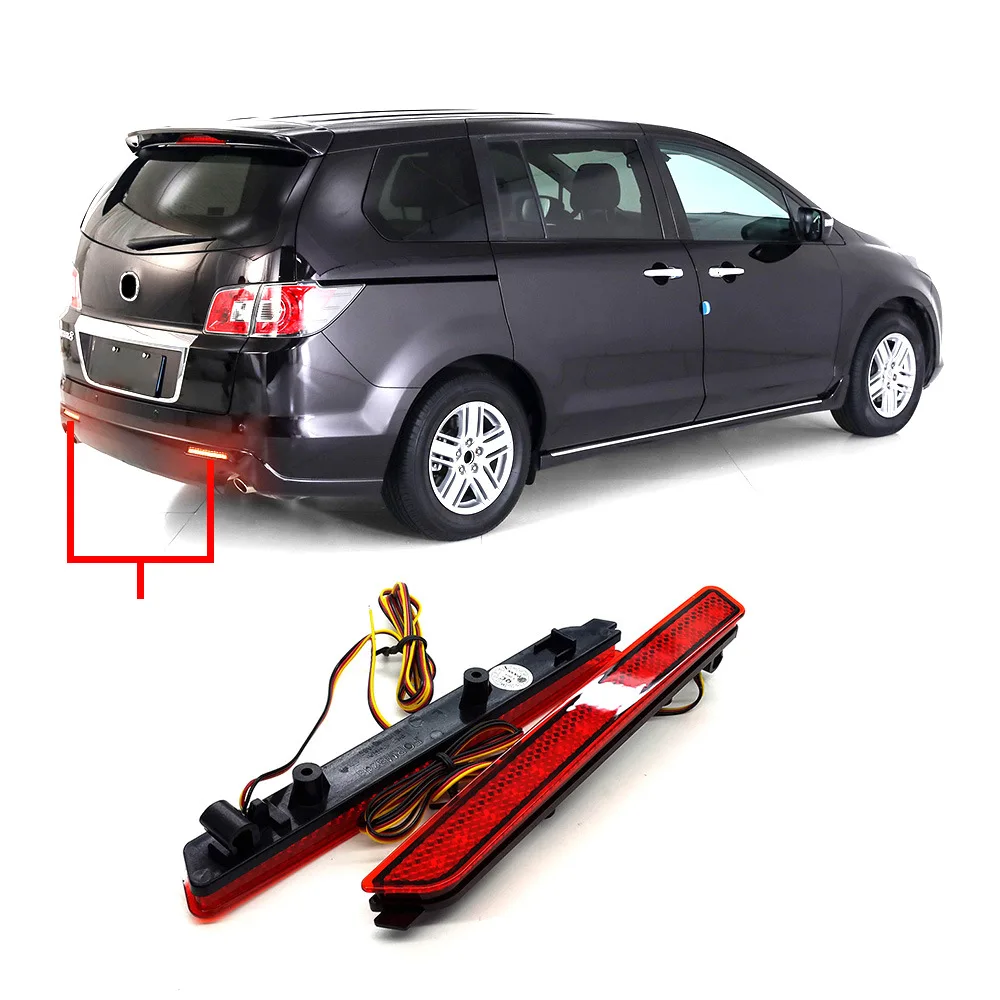 

For Mazda 2/3/6/8 Atenza 2Pcs Car Led Rear Bumper Light Reflector Driving Brake Light DRL12V Daylight Rear Bumper Fog Lamp