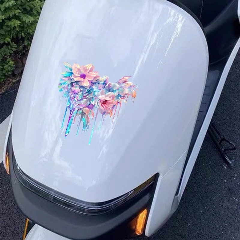 1PC Dopamine Motorcycle Stickers Waterprof Vinyl Decals for Motorbike Fuel Tank Side Panel Electric Scooter Funny Decoration view 3