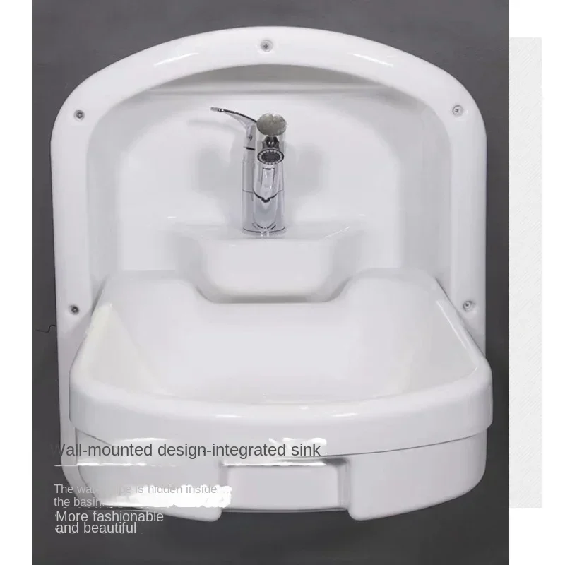 Acrylic RV Folding Portable Washbasin RV Basin for Bathroom Outdoor Boat Yacht Accessories