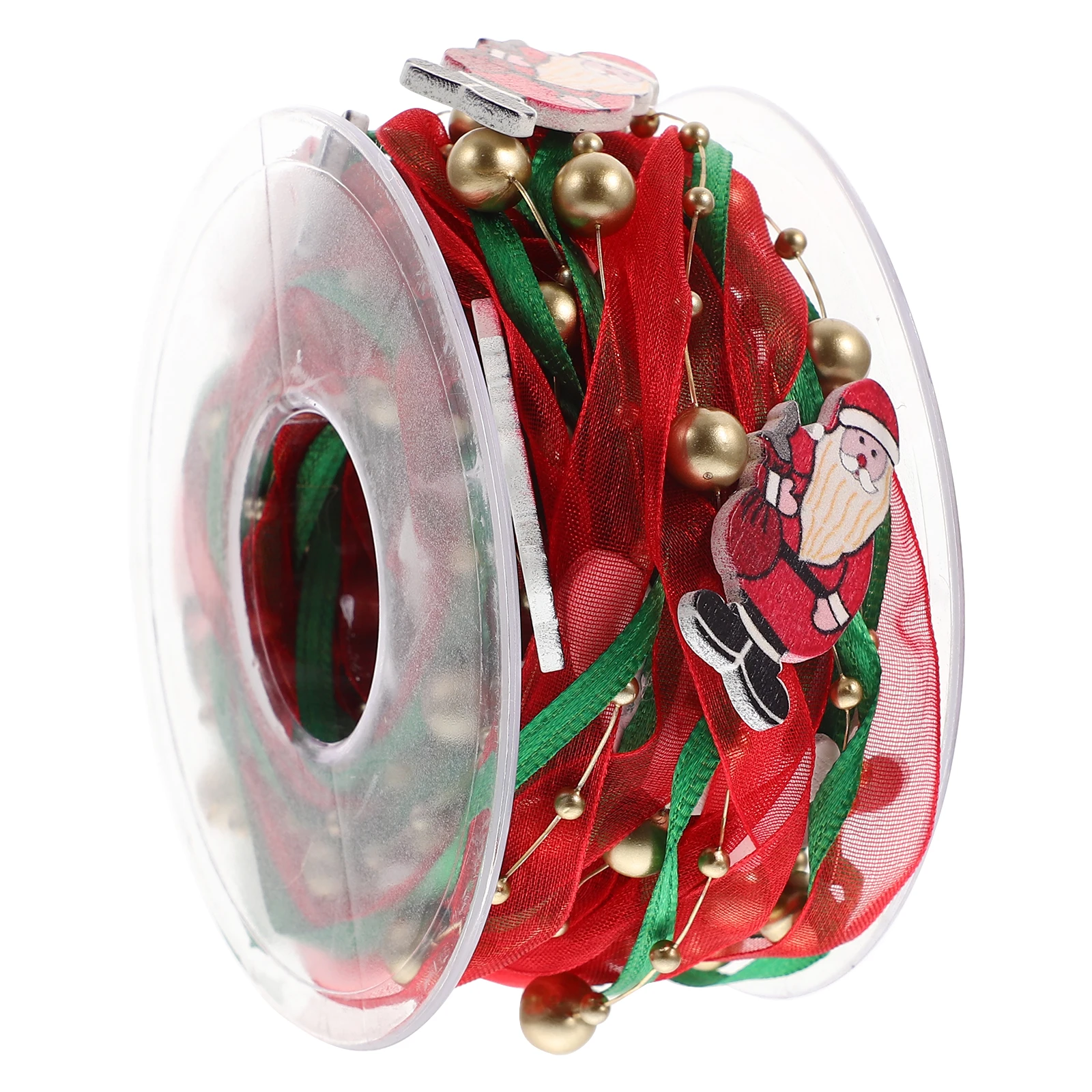 

Santa Claus Ribbon Decor Christmas Tree Decorations Ornaments Party Decorative Socks