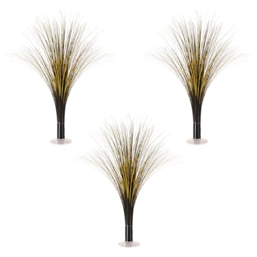 

Beistle 3-Pack Metallic Spray Centerpieces Black and Gold Decorations for New Years Eve Awards Night Banquets and Birthday Part