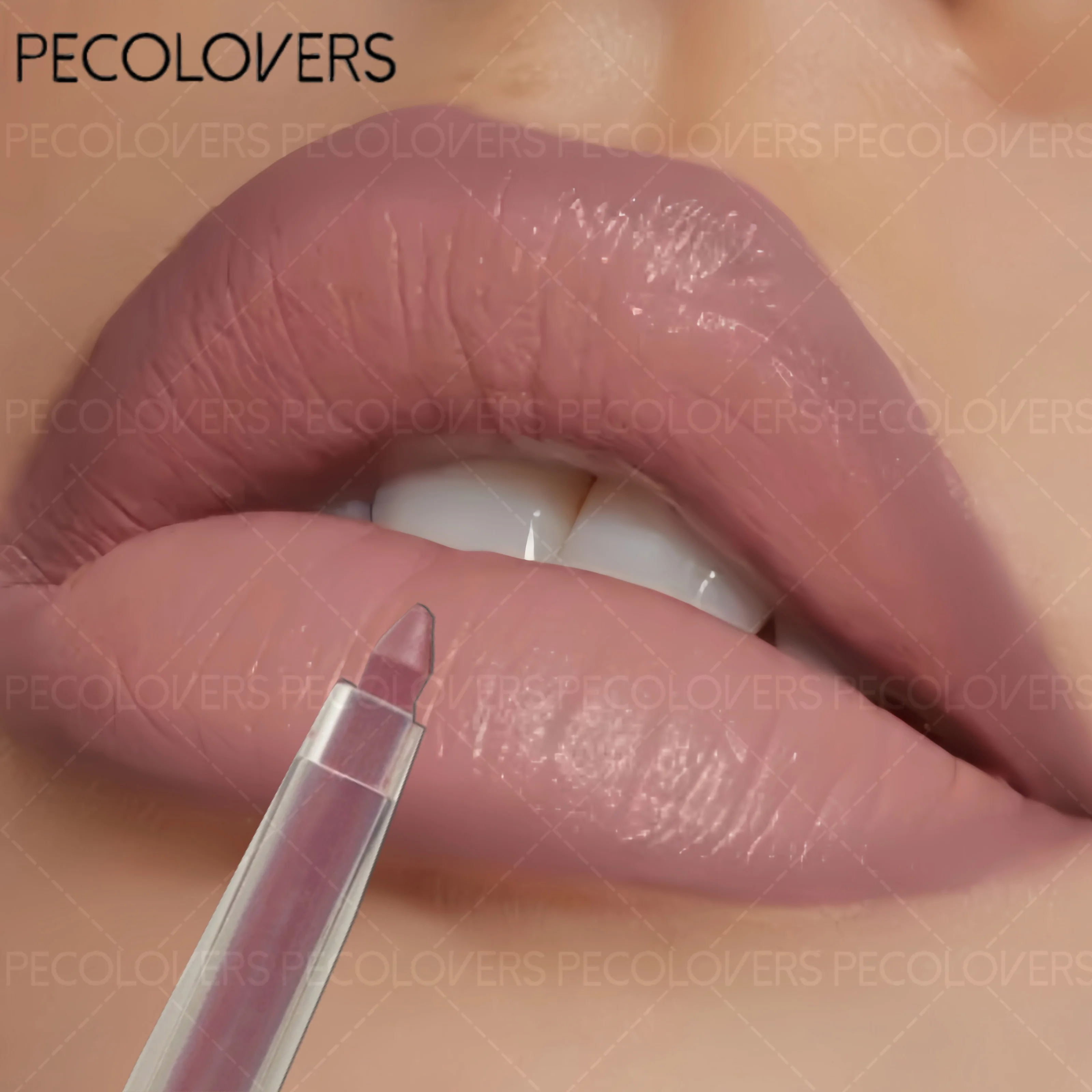 Matita per labbra nude Penna per rossetto impermeabile a lunga durata Rosa Viola Velluto Contorno Rosso Lip Tint Line Cosmetico