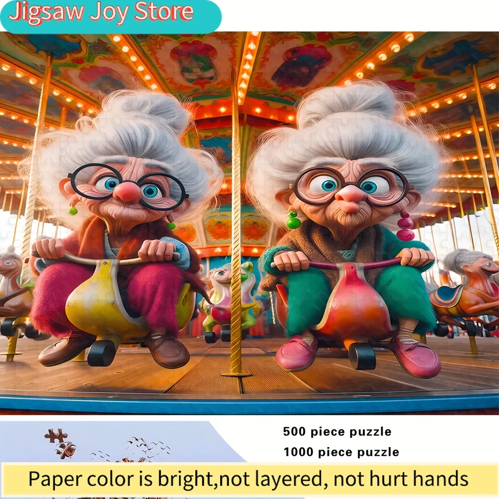 

500/A Adult Puzzles Suitable for Adults & Families - Challenging Large Piece Count, Stress & Family Game Night Fun, /Christmas