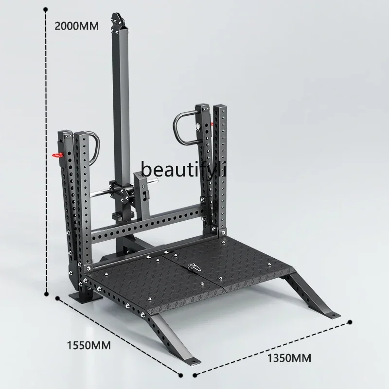 A49 Squat Rack Gym Commercial Belt Squat Assist Multifunctional Heavy Duty Hips Legs