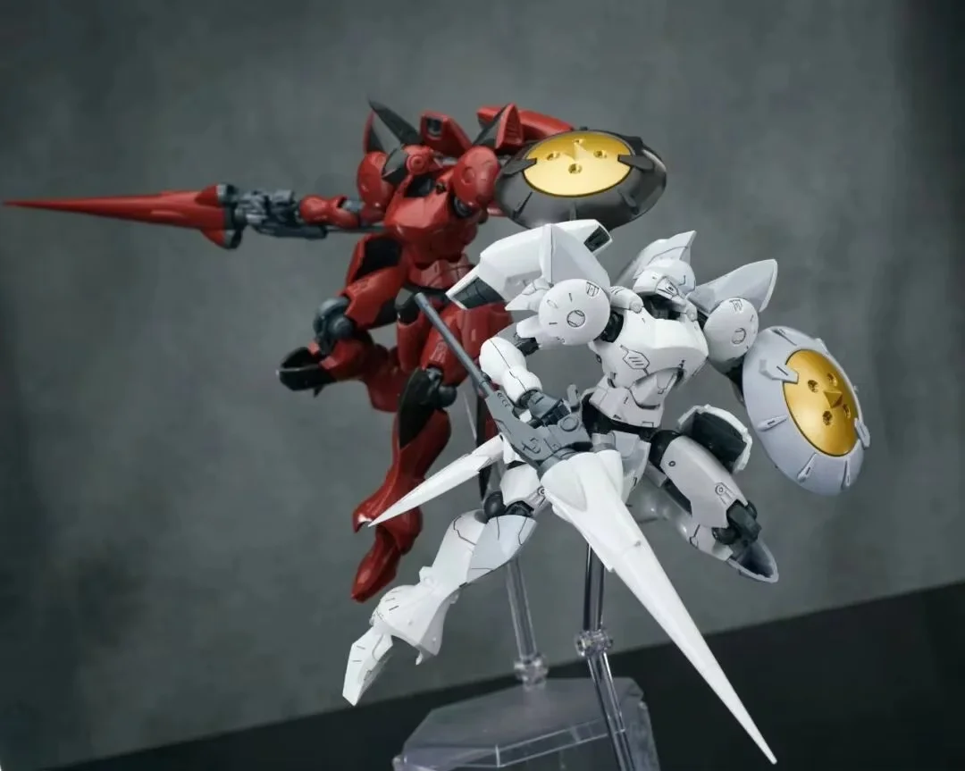 Kit de Modélisme Assemblable Chiefdom Série Super Mobile Cavalry Actain Chevalier Blanc Chevalier Rouge Couleurs Personnalisées Cadeaux de Collection
