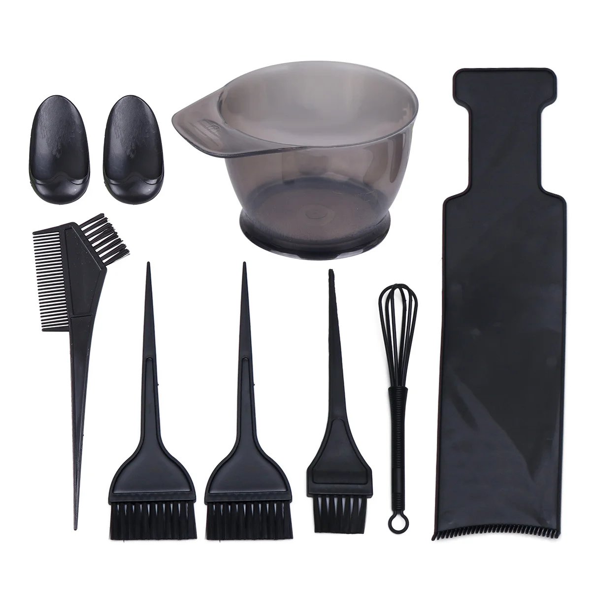 مجموعة أدوات صبغ الشعر مكونة من 8 قطع، مجموعة تلوين الشعر البلاستيكية الاحترافية، ملحقات تصفيف الشعر بنفسك، فرشاة مشط للاستخدام المنزلي في الصالونات