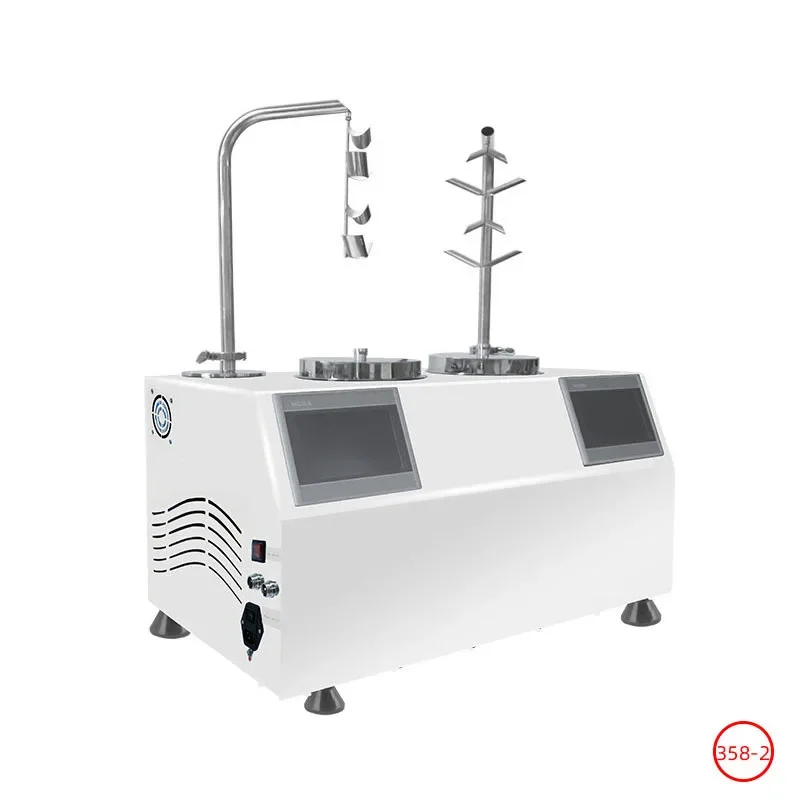 Dual Tank Digital Touch Automatic Chocolate Tempering Machine Circulation Constant Temp Chocolate Melter with Mixer Customized