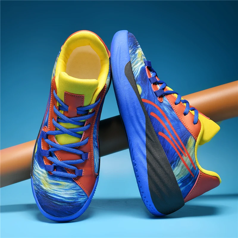 2026 New Basketball Sneakers for Men Fashion Outdoor Sports Basketball Shoes Wear-Resisting Training Sneakers Outdoor Sneakers
