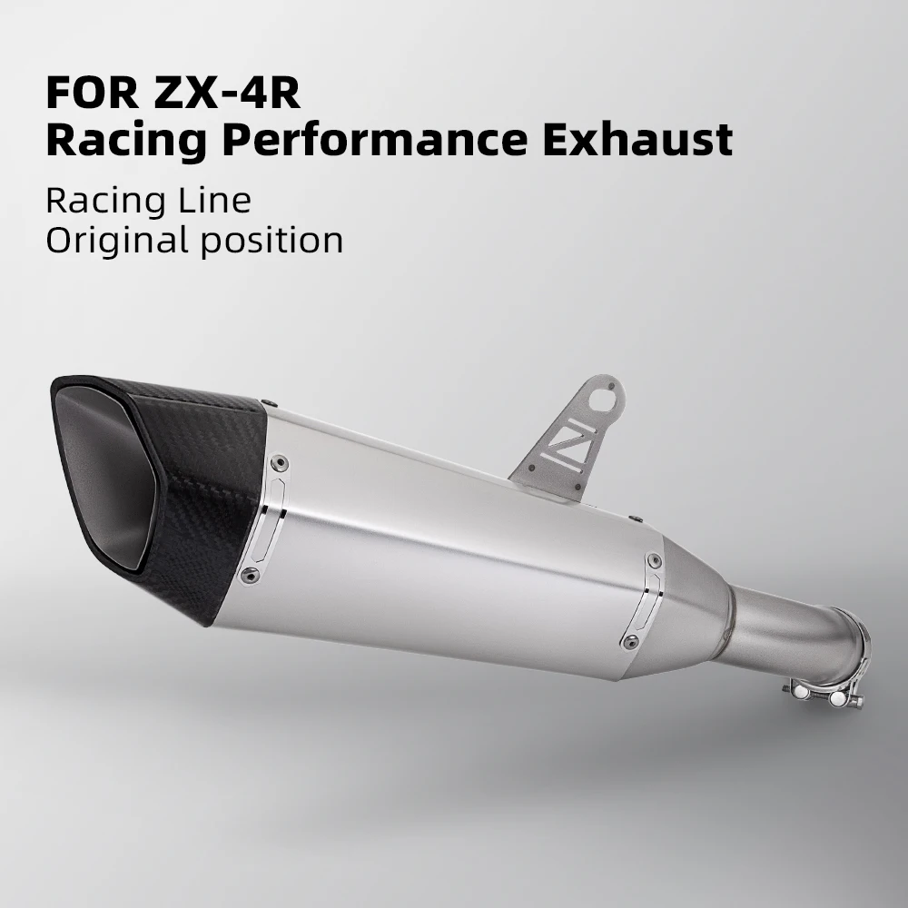 

Глушитель выхлопной системы ZX4RR для мотоциклов Kawasaki ZX25R ZX25RR ZX 4R 4RR 25R 25RR, спортивный гоночный глушитель-вставка (Slip-on)