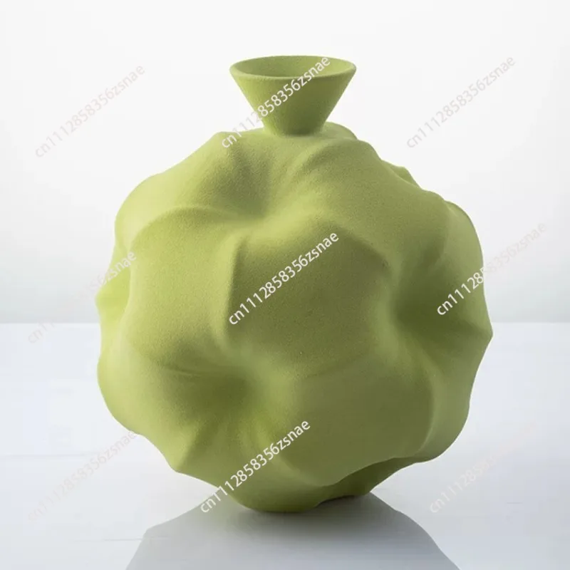 Hydrangea Dwarf Bottle Ceramic Art Decorative Ornament Holiday Gifts Halloween Christmas