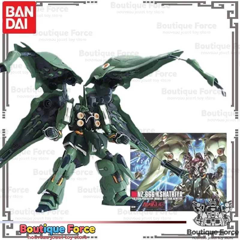 

Bandai Gundam NZ-666 Kshatriya HGCE Action Figure Official Anime Model Kit Assemble Toy for Boys Girls Kids Collectible Gift