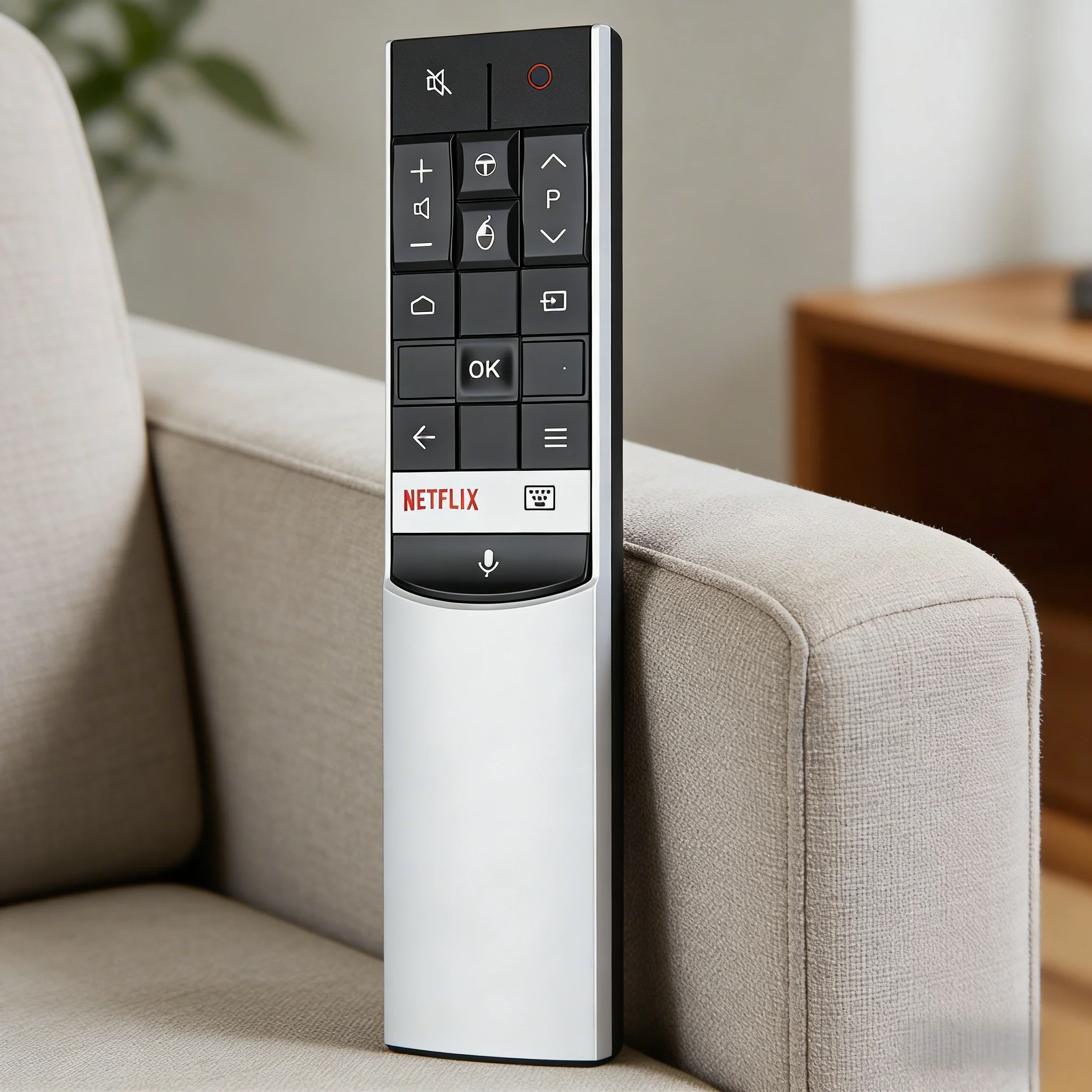 

Voice Remote Control RC602S JUR3 For TCL Android Smart TV Compatible with JUR1 JUR4 JUR5