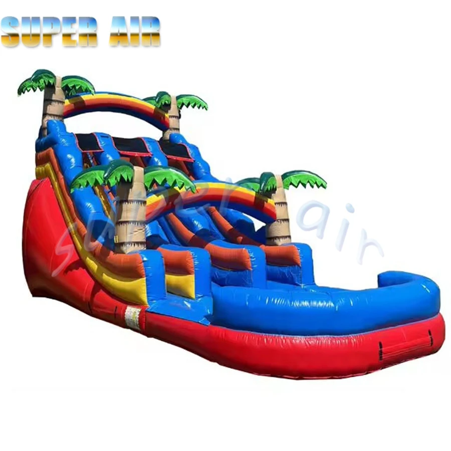 Maison gonflable portative de rebond, glissière d'eau gonflable de personnalisation spéciale pour le jeu des enfants