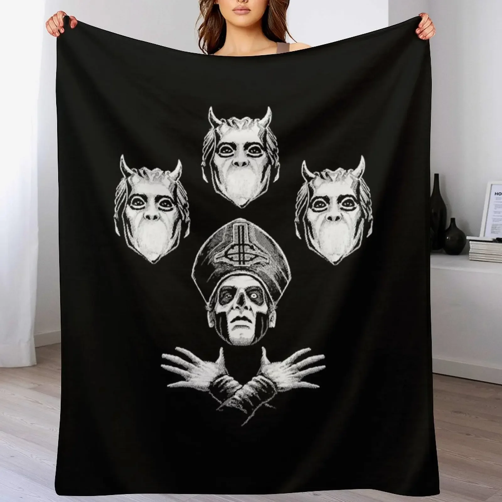 

Bohemian Papa T-Shirt Throw Blanket Sofa Kid'S Blankets Sofas Of Decoration Blankets