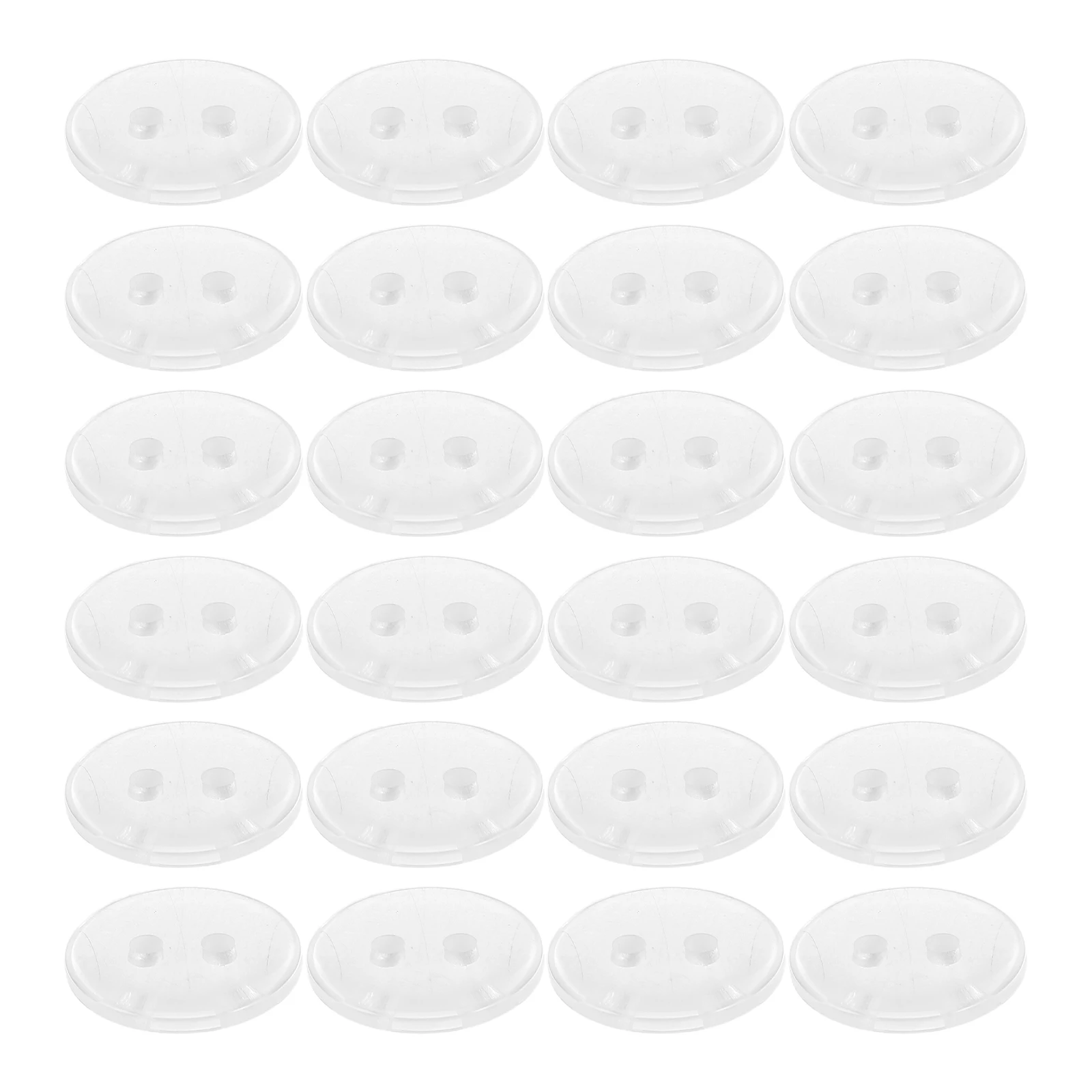 

100 Pcs Buttons Children's Clothing DIY Decorative Buckle Craft Transparent Clear Sewing