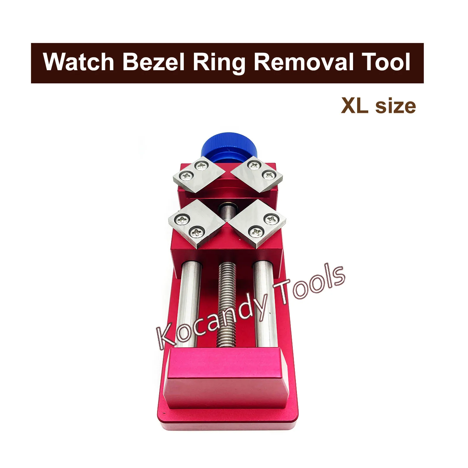 Watchmakers Tool Extra Large Red Watch Bezel Remover Max.50mm Caseback Opener W9155