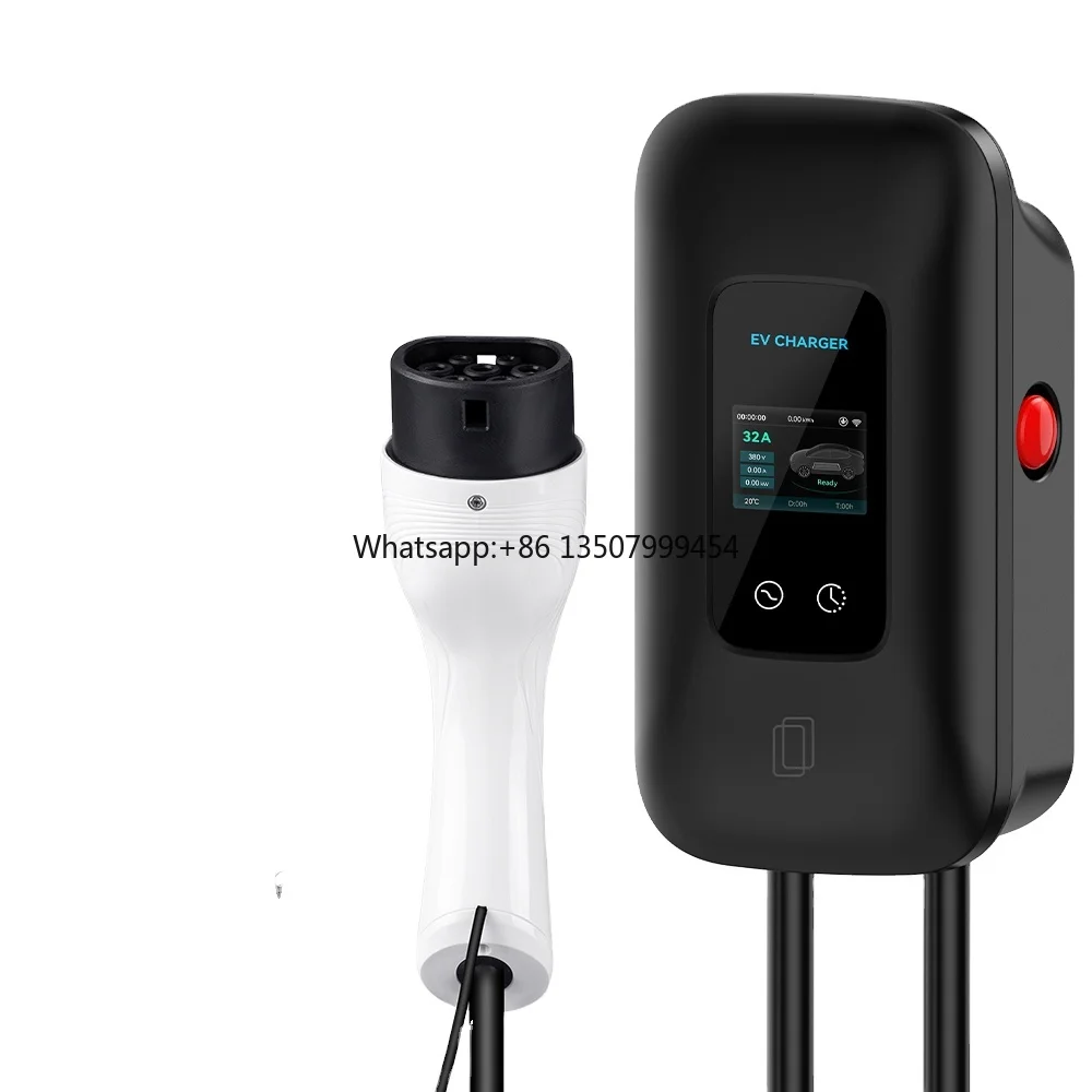 EV Charger Plastic Enclosure Wall Box 7-22kw 32A Type 2 Ev Charger Wallbox Level 2 Wallbox Charger 7kw
