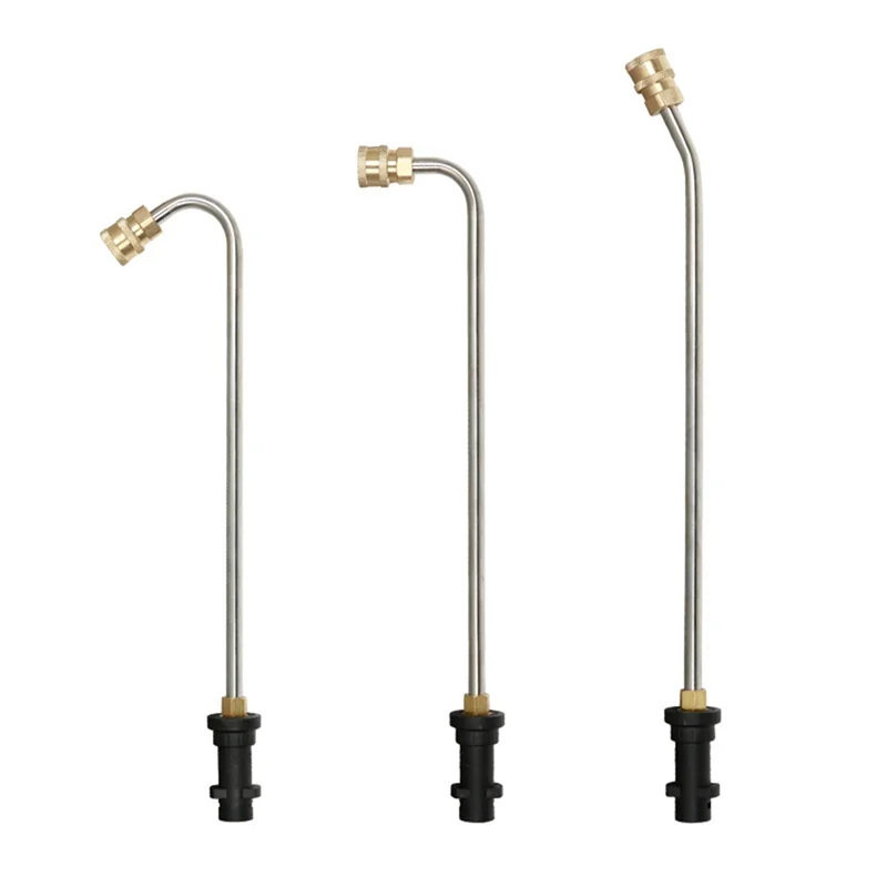 

A25F-Washer Rod Adapter Kit For High Pressure Cleaning Nozzle Includes 30 Degree/90 Degree/U Shaped Type Accessories Fit