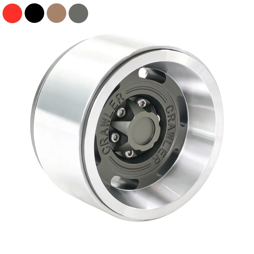 

4pcs Metal 1.9" Beadlock Wheel Rim Wheel Hub for 1/10 RC Crawler Car Axial SCX10 Pro Capra Traxxas TRX4 RC4WD D90 Redcat