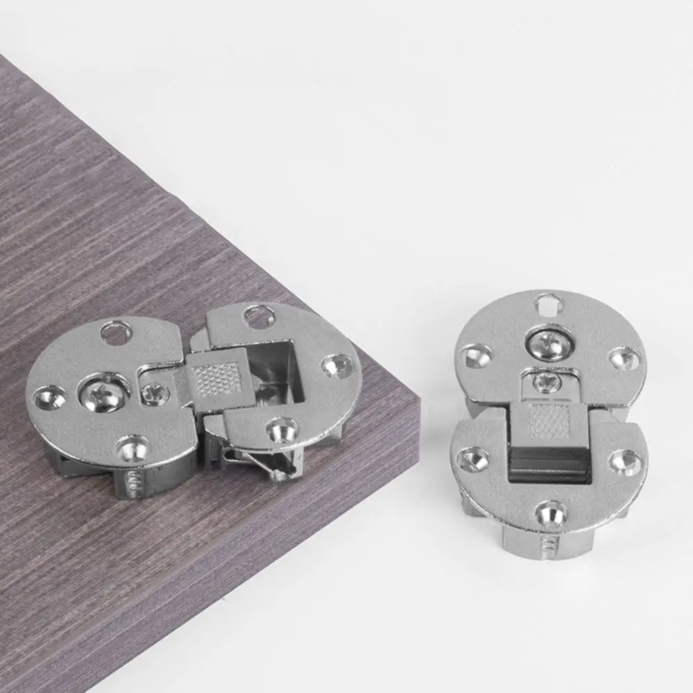 2pcs 90 Degree Folding Table Hinges Adjustable Stable Connection Flap Furniture Hinge Self-Supporting Zinc Alloy Hide Hinge