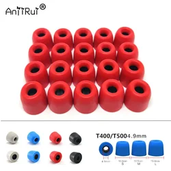 10Pairs T500 Memory Foam Ear Tips 4.9mm In-Ear Earphone Pads Enhanced Bass 5.0-6.0mm Headset Earbud Accessories