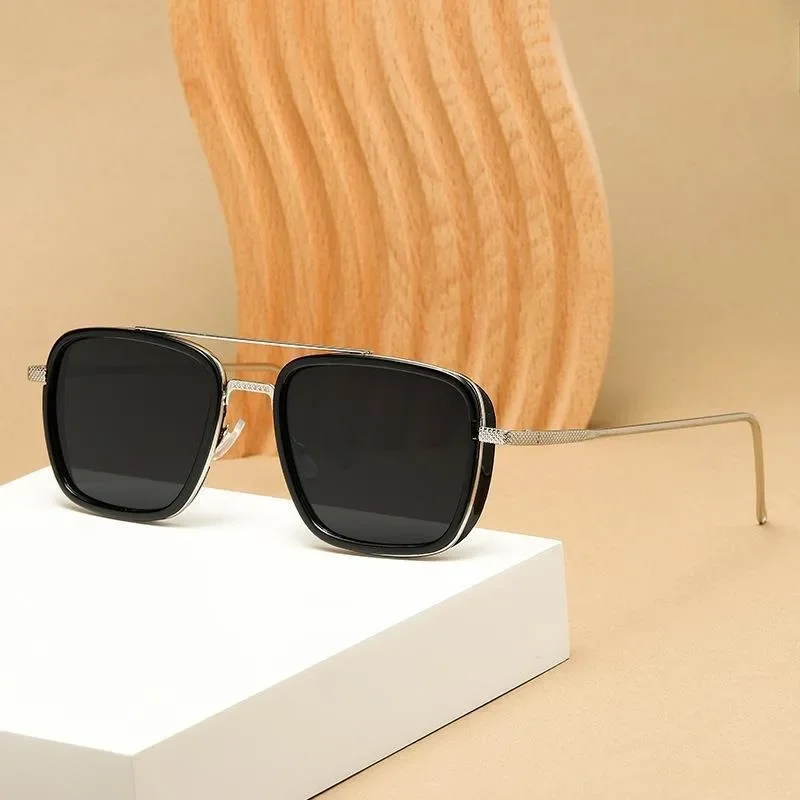 Fashion Square Sunglasses Men Women Brand Designer Retro Sunglasses Sun Glasses Shades Motion Riding Sunglasses UV400