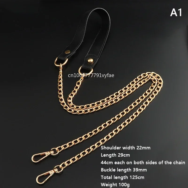 125cm Women Bag Straps Handbag Crossbody Bag Chains Belt Shoulder Bag Strap Replacement Strap Accessory Part Belt For Bags