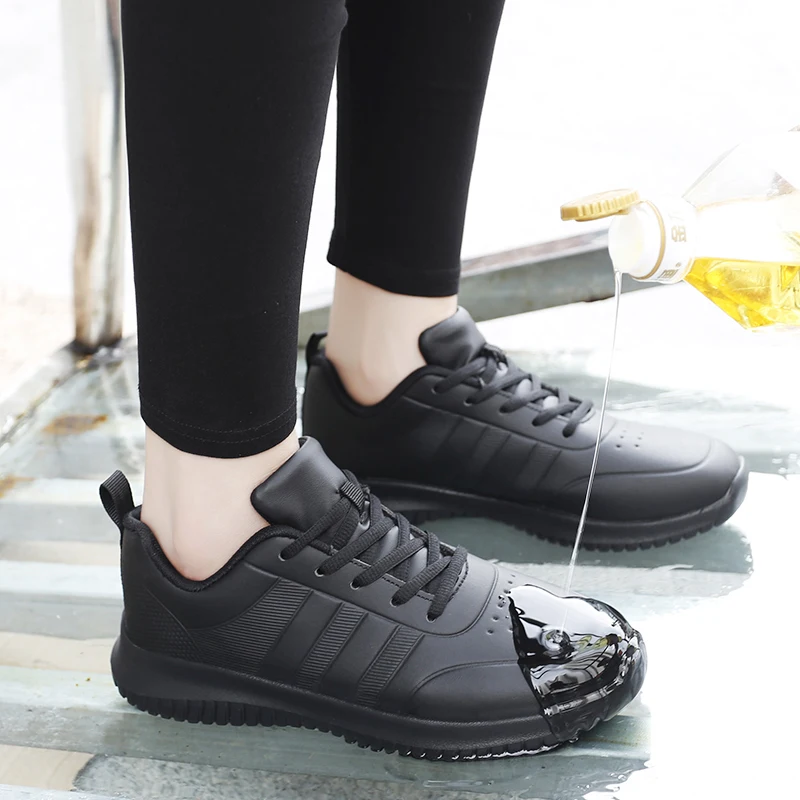 

New high-quality fashion casual non-slip waterproof simple atmosphere black couple sports shoes