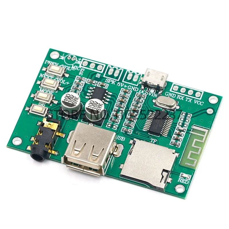 BT201 Dual Mode 5.0 Bluetooth Lossless Audio Power Amplifier Board Module Tf Card U Disk Ble Spp Serial Port Transparent Trans